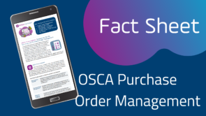 Beschaffungsprozess Optimieren mit Setlog OSCA Procurement Fact Sheet